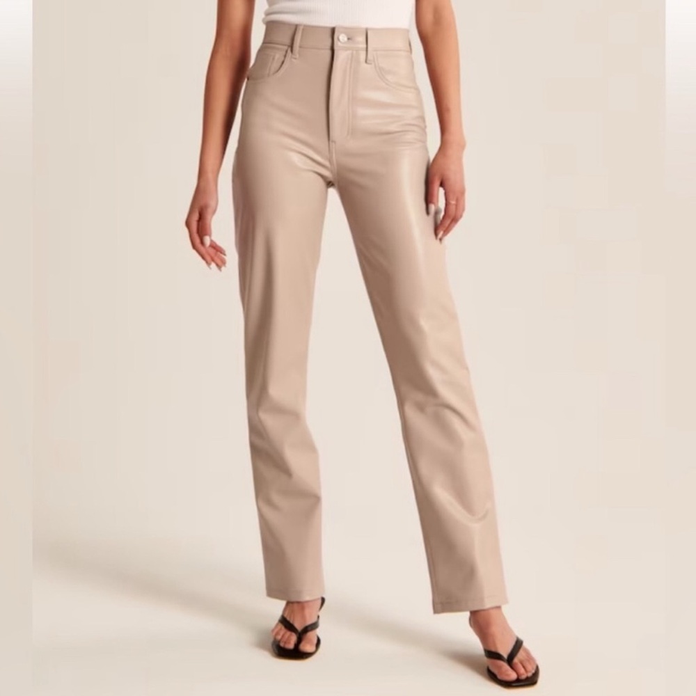NWT Abercombie Leather Pants
